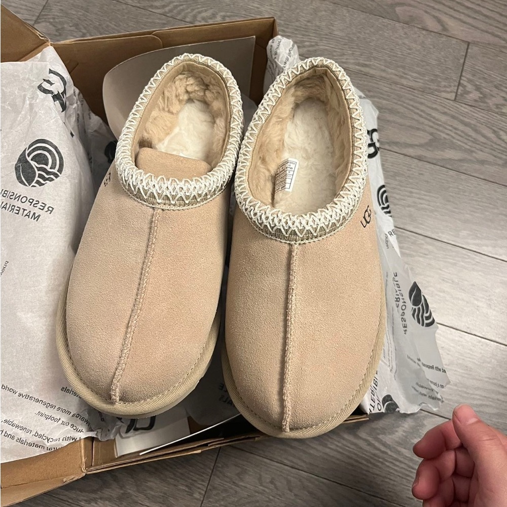 UGG Tasman Slippers Mustard Seed Silp On Womens 5955-MSWH Ships out in one day - Picture 10 of 17